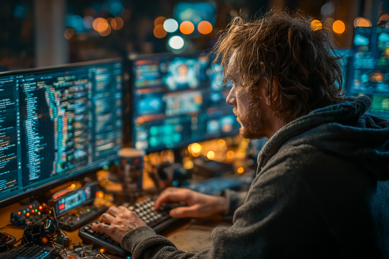 Cybersecurity-Analystin in Threat-Monitoring-Raum – Cybersicherheit im Mai 2026
